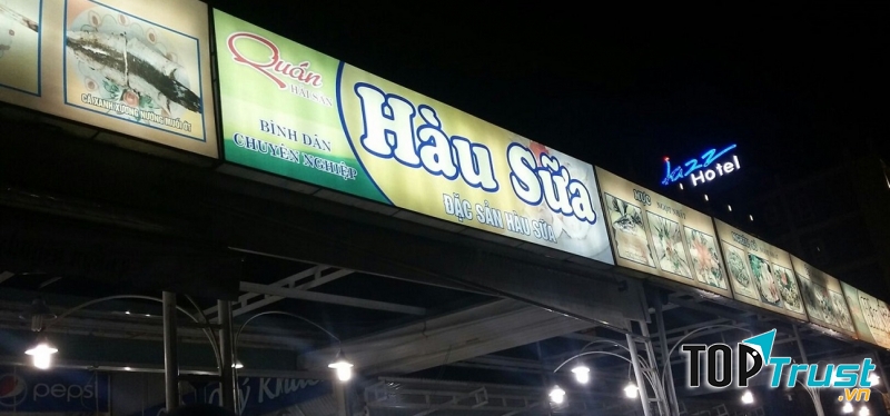 Hàu sữa quán