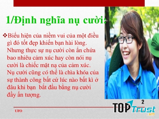 Nụ cười là chìa khoá của mọi thành công.
