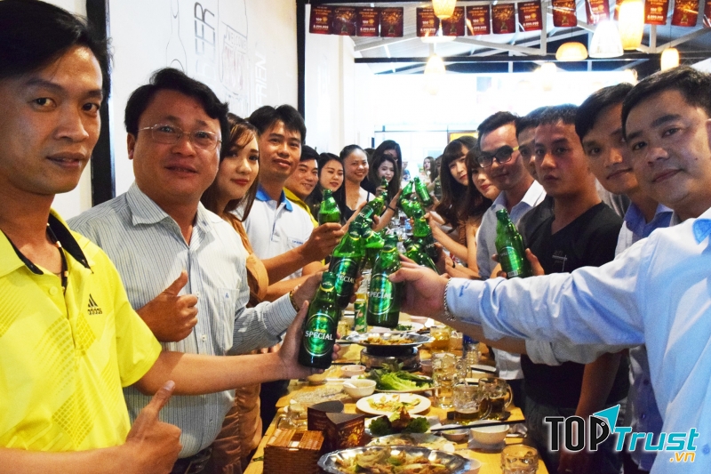 Hệ thống bê thui nóng chú Hà
