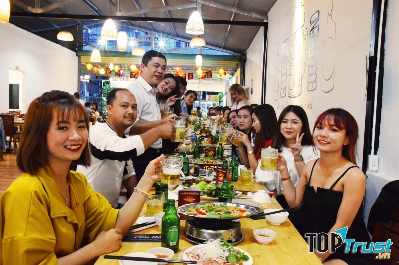 Hệ thống bê thui nóng chú Hà