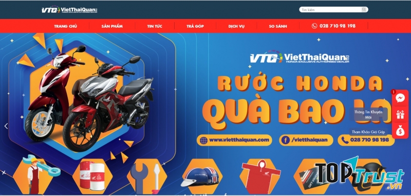 Cửa hàng xe máy Việt Thái Quân