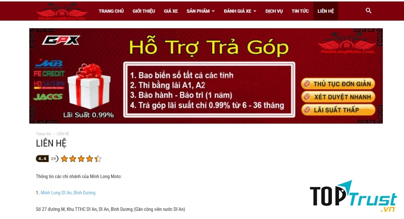 Siêu thị xe máy Minh Long