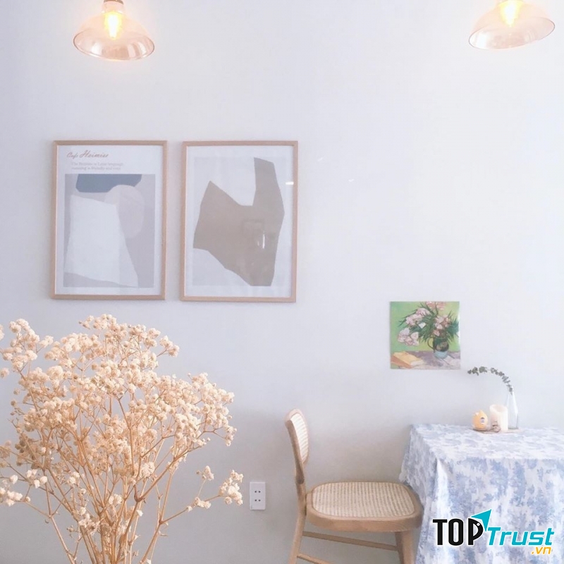 Background sống ảo của quán