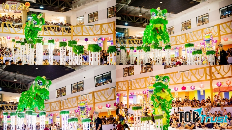 Một số hình ảnh múa lân tại Hello Center