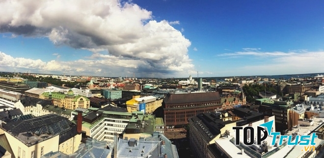 Một góc thành phố Helsinki, Phần Lan