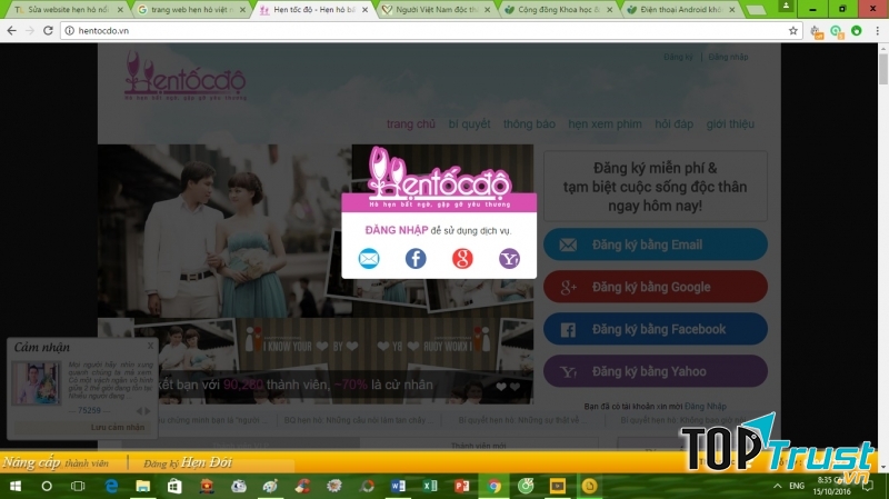 Website Hẹn tốc độ
