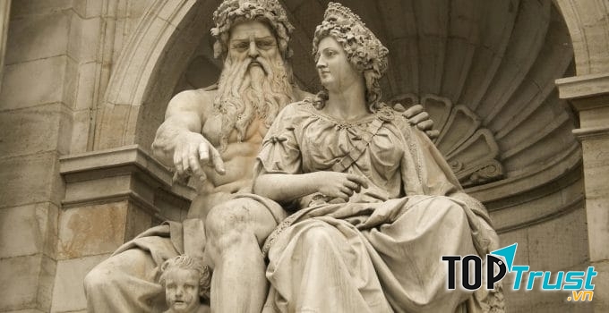 Thần Zeus và thần Hera