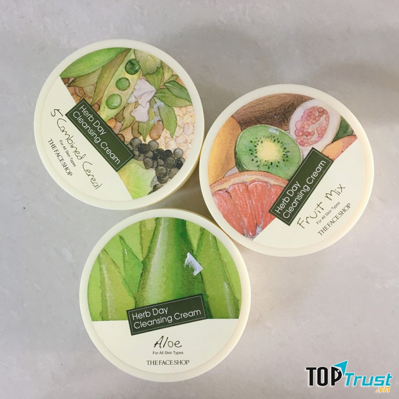 Kem Tẩy Trang Herb Day 365 Cleansing Cream The Face Shop
