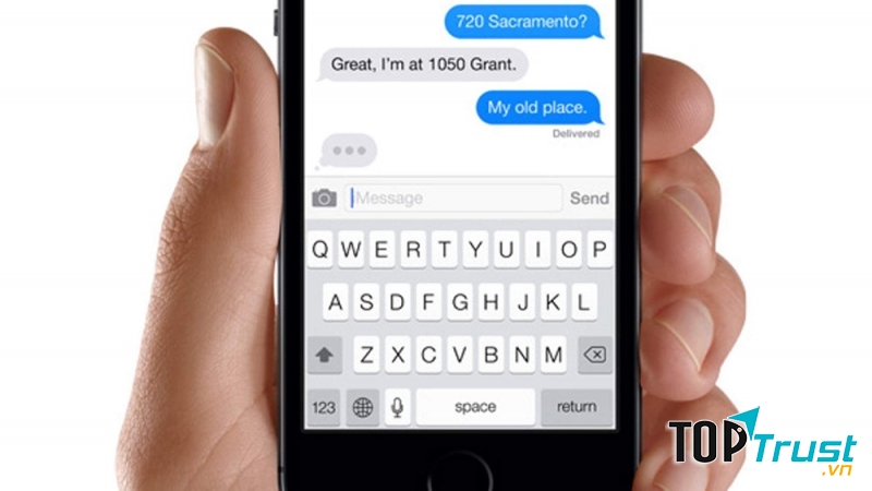 Hiển thị ngày giờ của tin nhắn iMessage