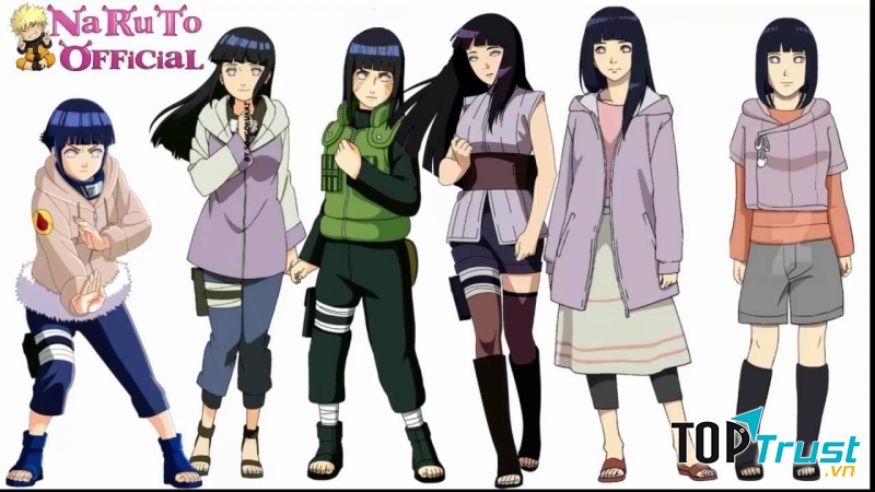 Hinata qua các giai đoạn