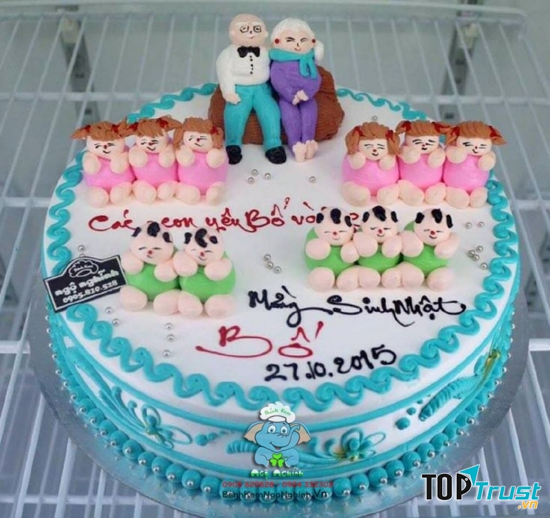 Hình ảnh bánh sinh nhật dành tặng cho ba