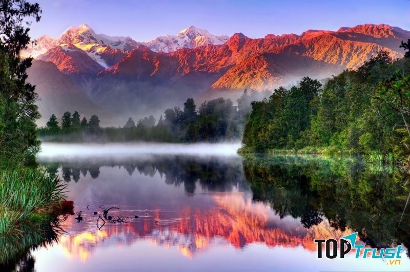 Hồ Matheson, South Westland, New Zealand