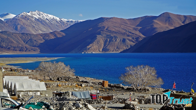 Hồ Pagong Tso là khả năng thay đổi màu sắc