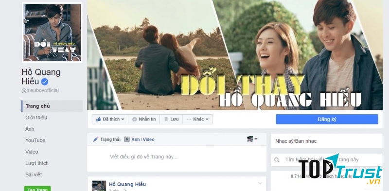 Hơn 8,4 triệu người theo dõi  trên fanpage