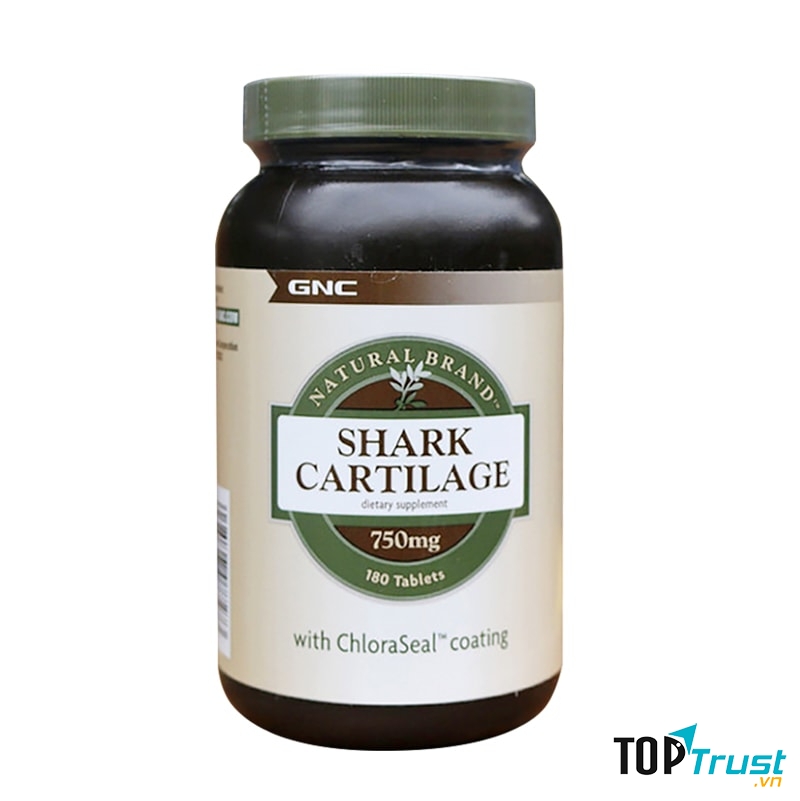 GNC Shark Cartilage được chiết xuất từ sụn vi cá mập giúp hỗ trợ điều trị các bệnh về xương khớp, đĩa đệm và thoái hóa cột sống.