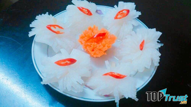 Hoa cúc củ cải muối chua ngọt
