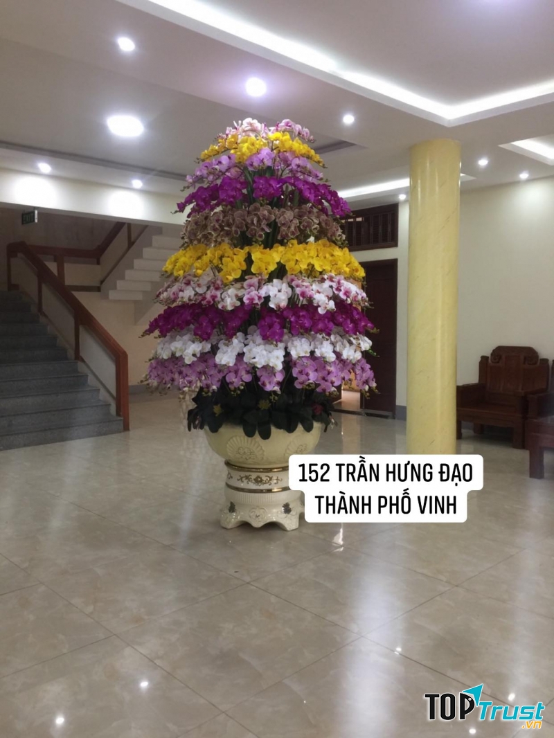 Hoa lụa trang trí cao cấp Lá Trường Xuân