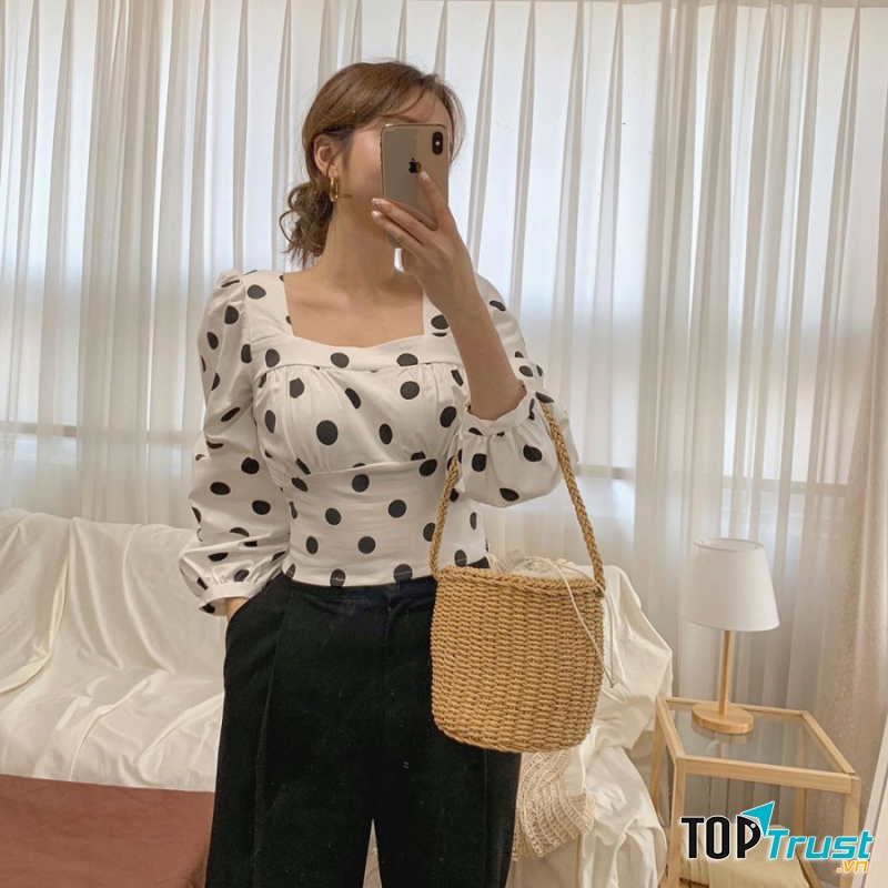 Họa tiết chấm bi
