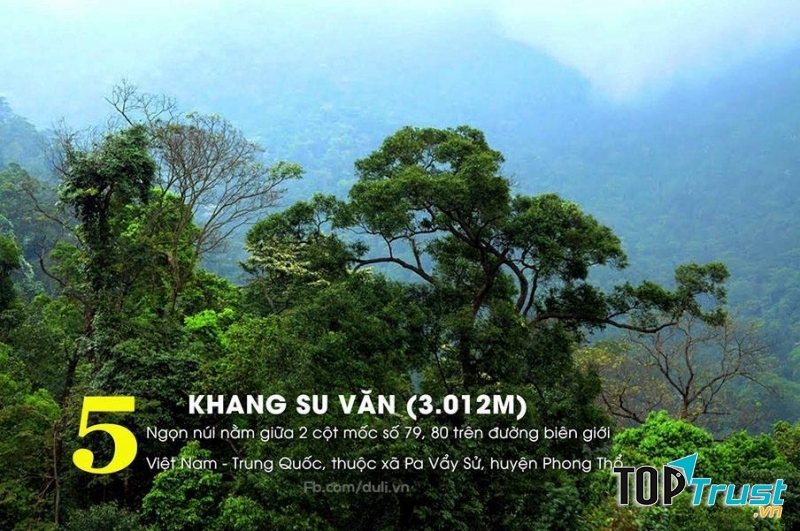Ngọn núi cao thứ 5 Việt Nam