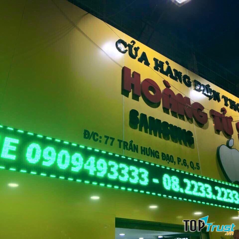 Showroom Hoàng tử Sài Gòn tại Trần Hưng Đạo