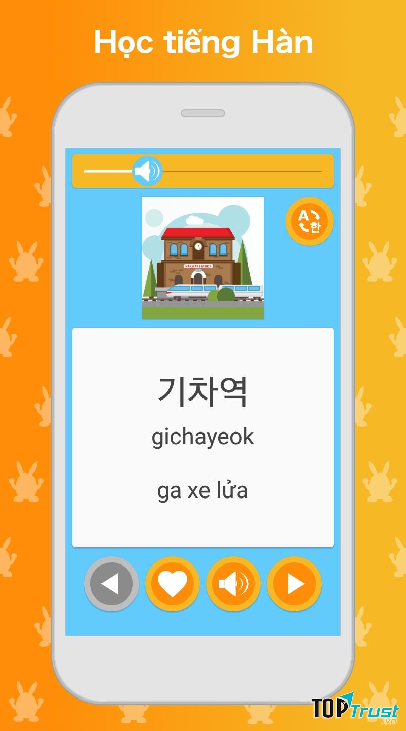 Ứng dụng học tiếng Hàn: Nói, Đọc