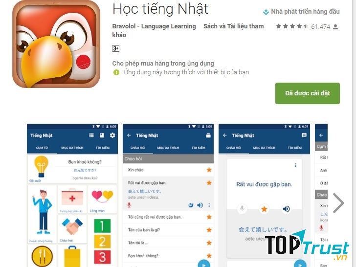 Học tiếng Nhật (Bravolol - Language Learning)