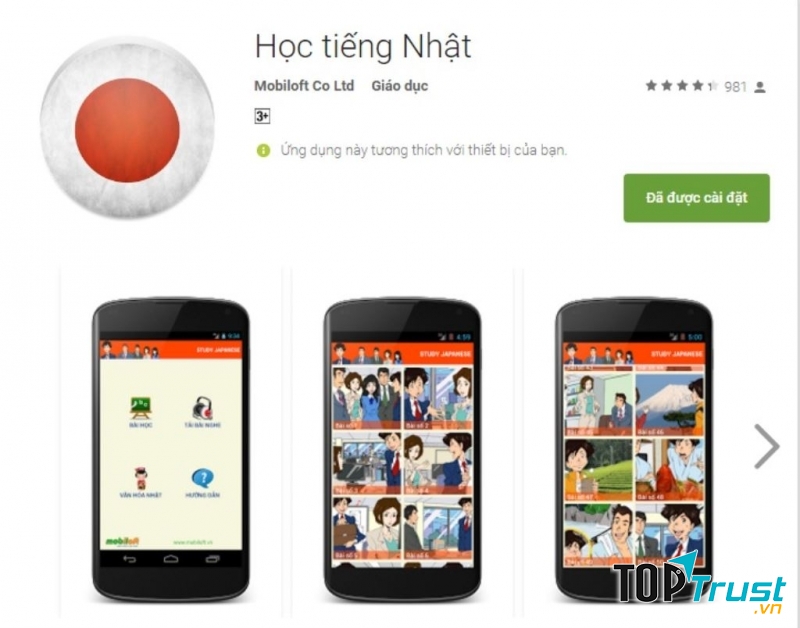 Học tiếng Nhật (Mobiloft Co Ltd)