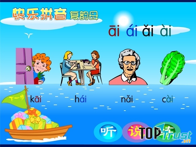 Học tiếng Trung theo chủ đề là một phần mềm cực hấp dẫn dành cho điện thoại Android