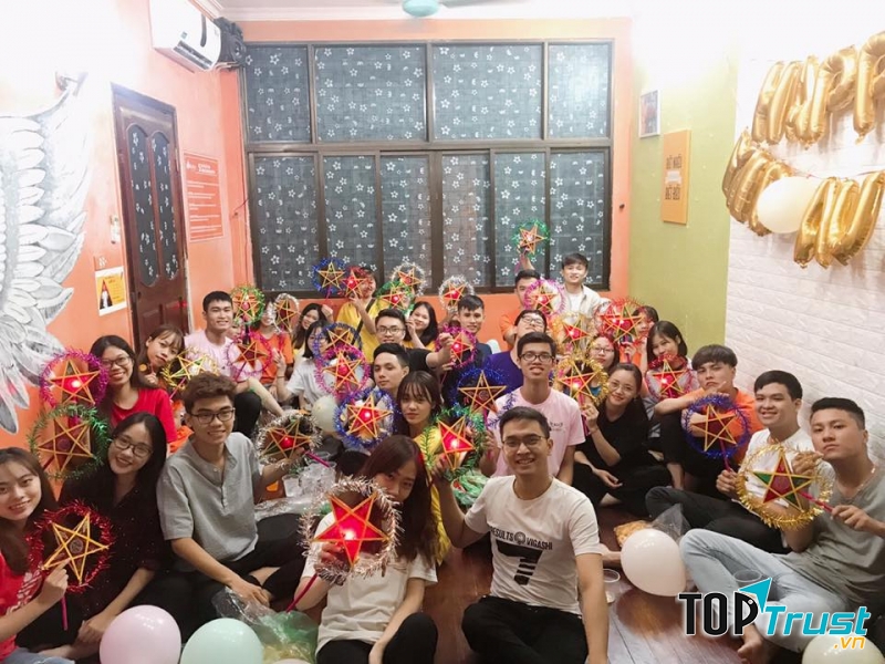 Học viên tại trung tâm luôn có những hoạt động tình nguyện