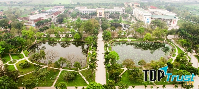 Học viện Nông nghiệp Việt Nam nhìn từ trên cao