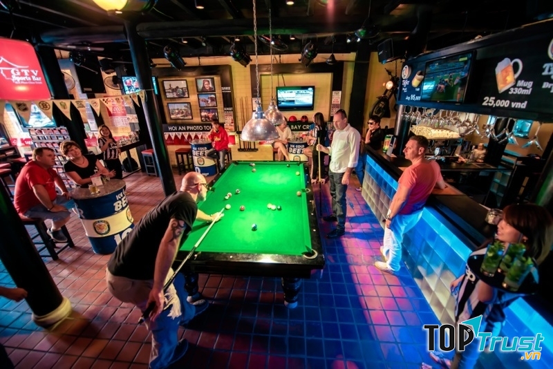 Hoi An Sports Bar mang đến cho bạn những trò chơi thú vị ngay tại không gian quán