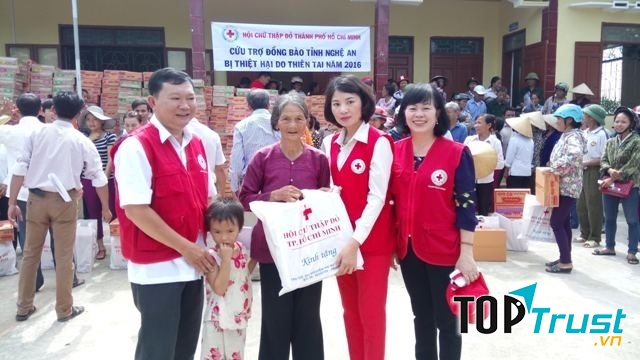 Hội chữ thập đỏ quốc tế (Red Cross) là tổ chức từ thiện lớn nhất trên thế giới hiện nay