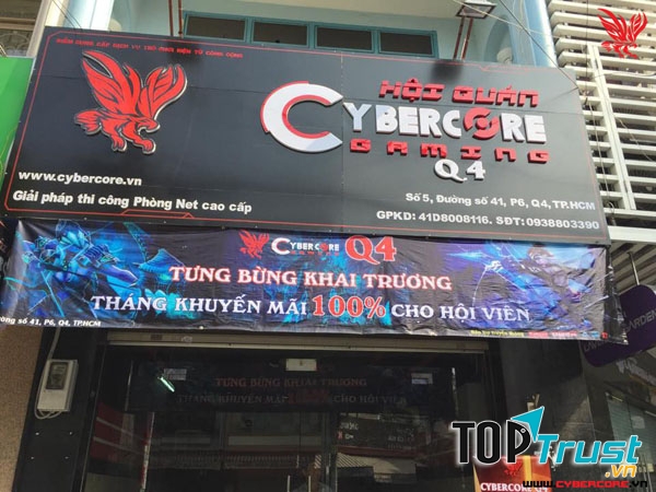 Hội quán Cybercore Gaming Quận 4