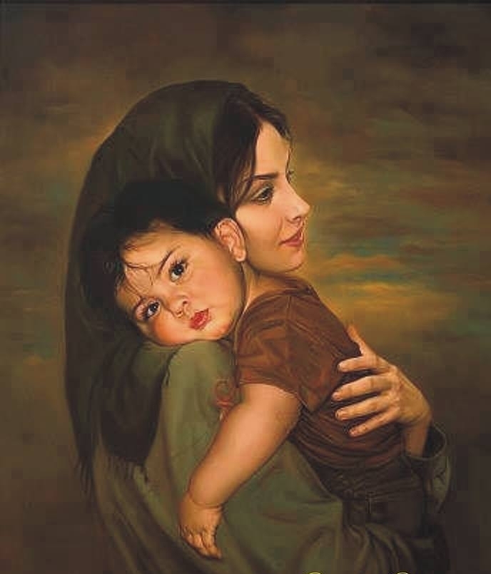 Mẹ nuôi con đọc sách cả đời mẹ nha!