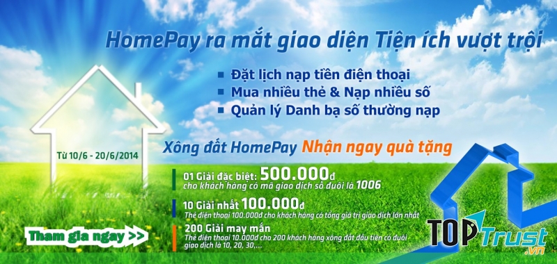 Khách hàng sử dụng khôn còn quá xa lạ với cái tên Hompay.vn.