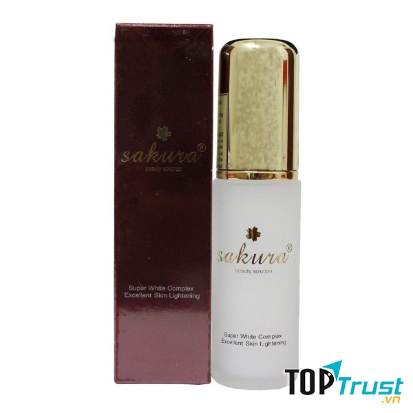 Hỗn hợp dưỡng trắng da chống lão hóa Sakura Super White Complex Excellent Skin Lightening