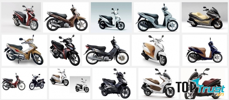Các dòng xe được ưa chuộng của Honda