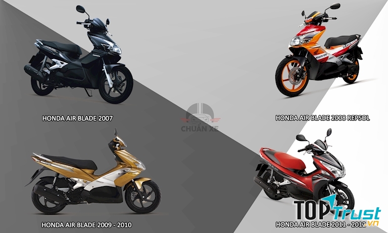 Honda Air Blade đời 2007 đến 2011