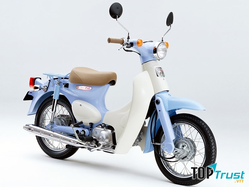Honda Little Cub có hệ thống giảm xóc khá ổn
