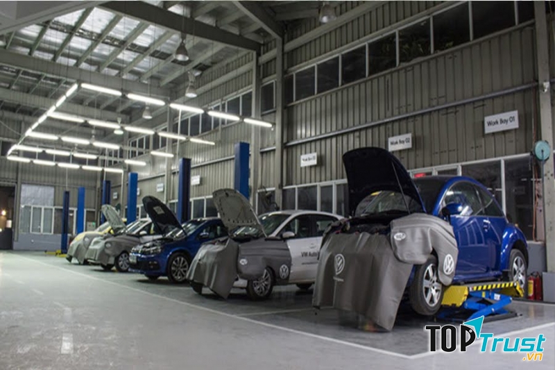 Khu vực sửa chữa Honda Kim Thanh