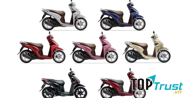 Các màu xe Honda Vision