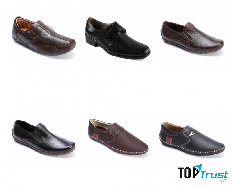 Một số mẫu giày nam mang thương hiệu Hồng Thạnh