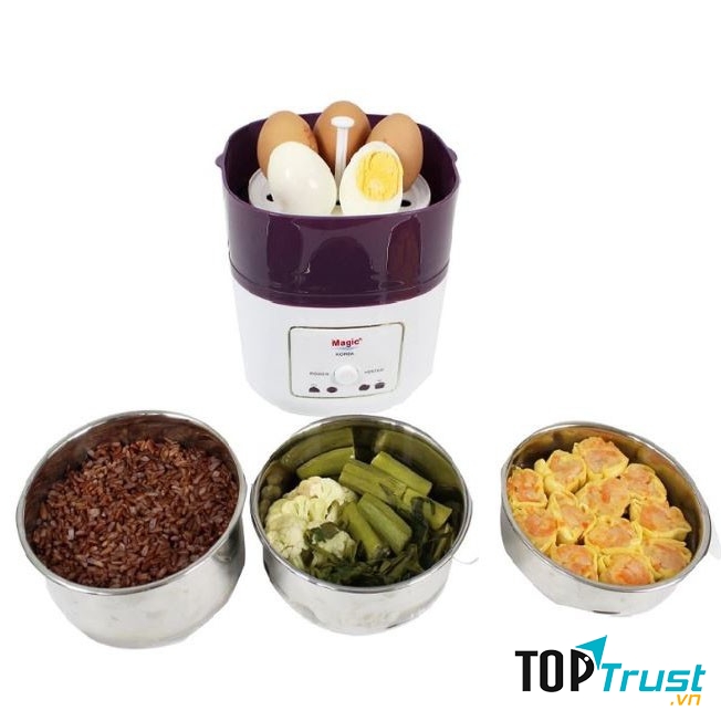 Hộp cơm điện 3 tầng Magic A06 mang cơm đến văn phòng tiện lợi