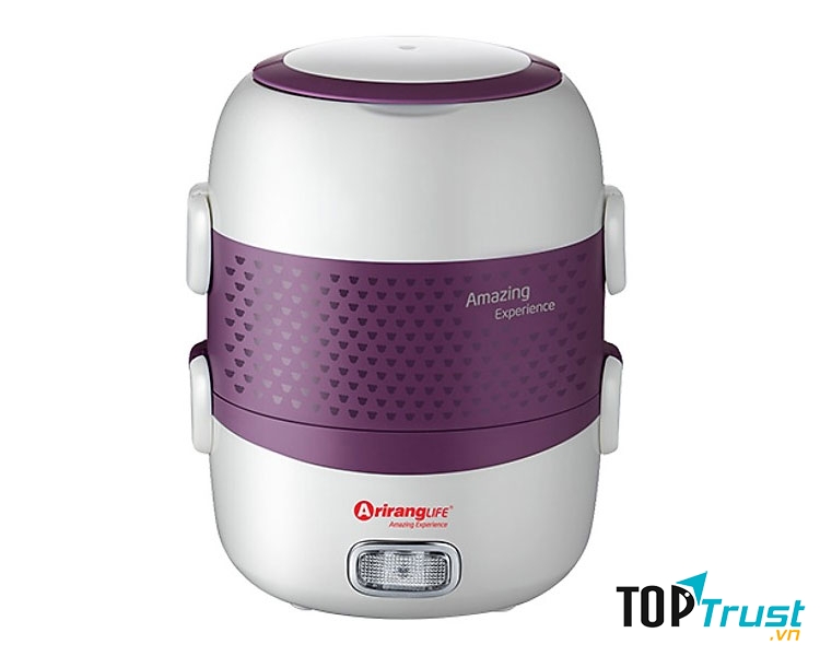 Hộp cơm hâm nóng ArirangLIFE EL - ALS263 với ba khay giúp bỏ thức ăn tiện lợi