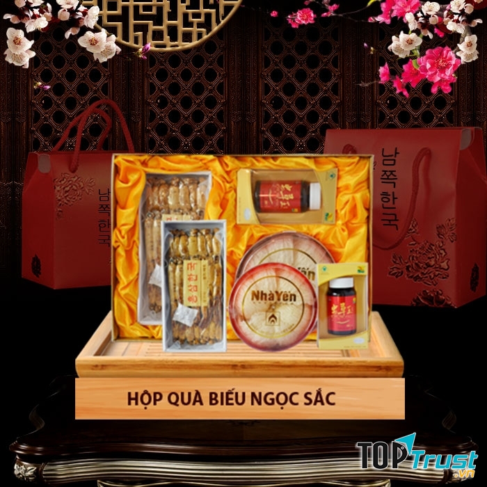 Hộp quà biếu Ngọc Sắc