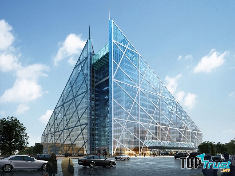 Tòa nhà khách sạn Hotel Eclat Beijing vô cùng độc đáo