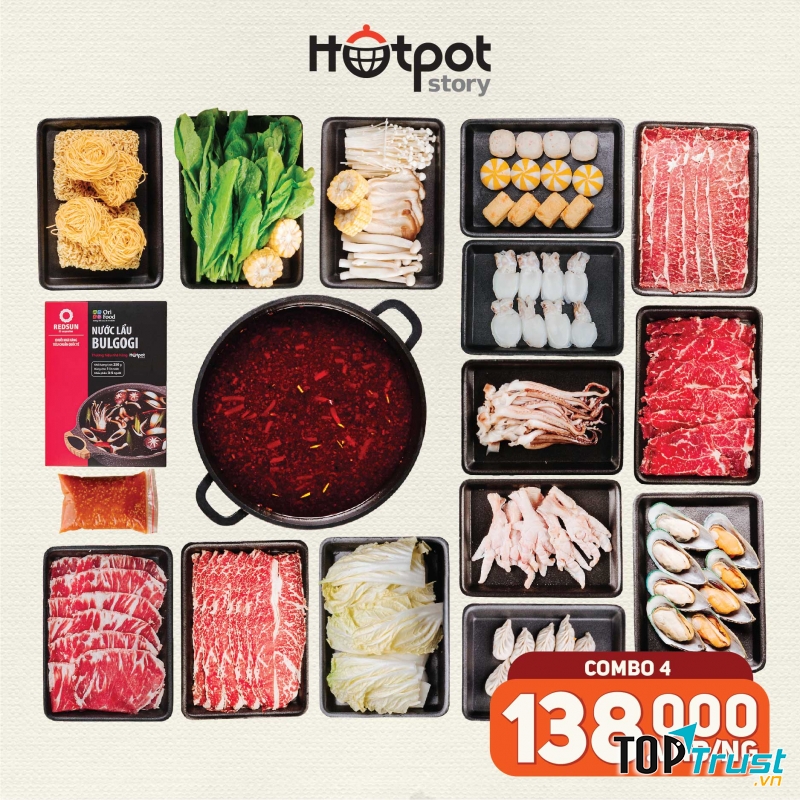 Lẩu buffet tại Hotpot Story