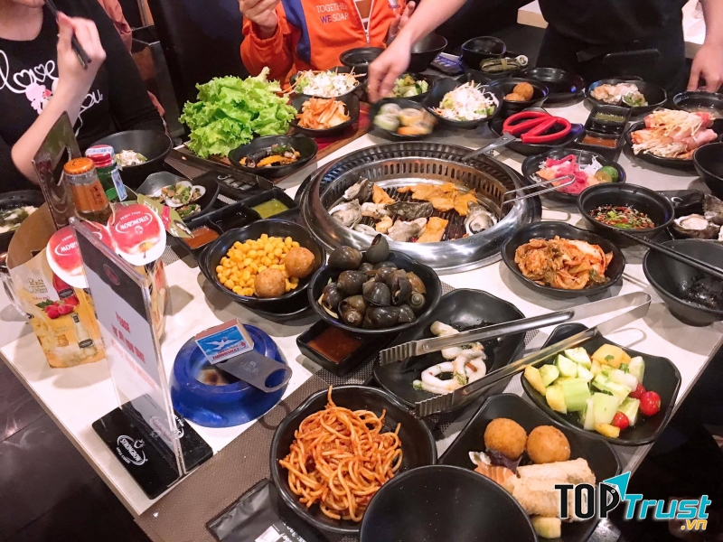 Những món ăn tại HP3 BBQ luôn đảm bảo được độ tươi gon và hương vị hấp dẫn