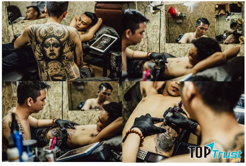 Nhũng giây phút làm việc tại Dream Tattoo