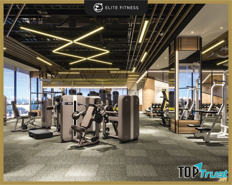 Không gian tại Elite Fitness
